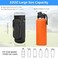 Noxgifix Water Bottle Holder with StrapWater Bottle Bag3240 oz Large CapacityAdjustable Shoulder Hand Strap2 Phone Pocket Water Bottle HolderWater Bottle Accessories for Camping Running Walking