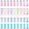 Onlymory Silicone Boot for 30 40 OZ Stanley Cup Accessories Glitter Boots for Stanley 20OZ 30OZ Tumbler IceFlow 16OZ Bottle AntiSlip Bling Protector Bottom Cover Sleeve Clear Carnation