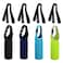 PATIKIL 67mmx185mm Water Bottle Sling Bag 4 Pack Neoprene Portable Insulated Bottle Holder Carrier with Removable Adjustable Shoulder Strap 4 Color