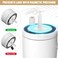 Rolitwils 2 Pack Magnetic Straw Cover Silicone Leakproof Straw Protector for Tumbler Compatible with EraResa Drinkware Accessory