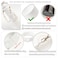 SITKOL Silicone Boot Cute Monogram Set Compatible with Owala Water Bottle 32 oz Perfect Letter Owala Accessories for Owala Tumbler Owala Free Sip Pink Owala Black Owala owala coffee tumbler White K