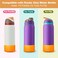 Beonsky Silicone Boot for Owala Water Bottle 32 oz AntiSlip Protective Sleeve for FreeSipTwistFlip Stainless Steel Water Bottles Accessories