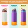 Beonsky Silicone Boot for Owala Water Bottle 32 oz AntiSlip Protective Sleeve for FreeSipTwistFlip Stainless Steel Water Bottles Accessories