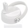 FLORAPELL Straw Lid for Hydro Flask Wide Mouth Water Bottles Top Lids with Straw Compatible with Hydro Flask 32 40 oz Replacement Cap Wide Mouth Straws Flip Lid Flex Handle White