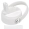 FLORAPELL Straw Lid for Hydro Flask Wide Mouth Water Bottles Top Lids with Straw Compatible with Hydro Flask 32 40 oz Replacement Cap Wide Mouth Straws Flip Lid Flex Handle White