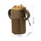 TEGOOL Water Bottle Sleeve Bag Bottle Holder Tactical Water Bottle Pouch Not Oversize Brown