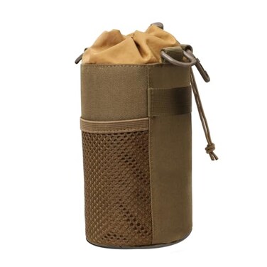 TEGOOL Water Bottle Sleeve Bag Bottle Holder Tactical Water Bottle Pouch Not Oversize Brown