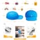 Tizuxa Baseball Cap Dustproof Lid for Stanley Cup Lid Cover with 7pcs Cap Charms Decorative Dust Covers for Stanley 40 Oz Tumbler Silicone Stanley Cup Accessories Decoration Case Blue
