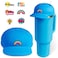 Tizuxa Baseball Cap Dustproof Lid for Stanley Cup Lid Cover with 7pcs Cap Charms Decorative Dust Covers for Stanley 40 Oz Tumbler Silicone Stanley Cup Accessories Decoration Case Blue