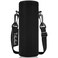 ToLuLu Insulated Neoprene Water Bottle Carrier Bag Case 1000ML with Adjustable Shoulder Strap Black