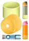 Toykee Silicone Water Bottle Boot 2Pcs for Owala Freesip 24oz AntiSlip Protective Bottom Cover Bumper Protector Sleeve Accessories with Lid Cleaning Brush Green and Yellow