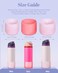 Toykee Silicone Water Bottle Boot 2Pcs for Owala Freesip 24oz AntiSlip Protective Bottom Cover Bumper Protector Sleeve Accessories with Lid Cleaning Brush Red Pink Glitter