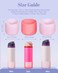 Toykee Silicone Water Bottle Boot 2Pcs for Owala Freesip 24oz AntiSlip Protective Bottom Cover Bumper Protector Sleeve Accessories with Lid Cleaning Brush Red Pink Glitter