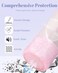 Toykee Silicone Water Bottle Boot 2Pcs for Owala Freesip 24oz AntiSlip Protective Bottom Cover Bumper Protector Sleeve Accessories with Lid Cleaning Brush Red Pink Glitter