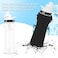 UWSTE 2Pack Sleeve Compatible with 22oz Cirkul Water Bottle Sleeve for Cirkul 22oz Plastic Stainless Steel Bottle Water Bottle Cover for Retaining Temperature Cirkul Accessories Black
