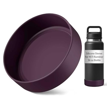VGHNQ Silicone Sleeve for YETI Owala Water Bottles Bottom Boot for YETI 36 OZ Boot Cover for Owala 32OZ Boots Rambler Water Bottle Accessories Nordic Purple Fits YETI 36 OZ Rambler Bottle