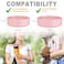 VGHNQ Silicone Sleeve for YETI Rambler Water Bottles Bottom Boot for YETI 36 OZ Rubber Boot Cover for Yeti Water Bottle Accessories Light Pink Fits YETI 36 OZ Rambler Bottle