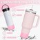 Vmini Protective Glitter Silicone Boot Compatible with Stanley Tumbler 2040oz Hydro Flask Water Bottle 1224oz and More BottlesTumblers with 28295in Bottom Bling AntiSlip Sleeve Cover