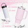 Vmini Protective Glitter Silicone Boot Compatible with Stanley Tumbler 2040oz Hydro Flask Water Bottle 1224oz and More BottlesTumblers with 28295in Bottom Bling AntiSlip Sleeve Cover