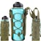 WICKTICK Molle Water Bottle Holder Pouch 16 24 32 40 64 oz MultiPurpose Tactical Fuel Bottle Bag Adjustable Size for Outdoor Activities Adapted to BackpackVestBelt Green Classic