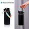 Wongeto 20 Paracord Handle with Shoulder Strap Compatible with Hydro Flask 20 Wide Mouth Water Bottle 12oz to 64ozWater Bottle Strap Carrier for WalkingCampingGoing to School Bright Rainbow