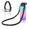 Wongeto Paracord Handle with Shoulder StrapCompatible with Hydro Flask Wide Mouth Water Bottles 12oz 64 oz and Other Wide Mouth Water Bottle for Walking Hiking CampingBlackCompass