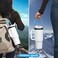Wongeto Water Bottle Handle Strap Compatible With Stanley Water Bottle Paracord Handle for Stanley Cup AccessoriesOcean