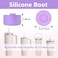 YAYAYOUNG Bow Silicone Boot for StanleyTumbler 2040oz Owala Water Bottle 24oz IceFlow 20oz 30oz Hydroflask Water Bottle 1224oz AntiSlip Sleeve for Stanley Cup AccessoriesPurple