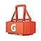 Gatorade Squeeze Bottle Holder Holds 6 Bottles Orange