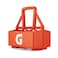 Gatorade Squeeze Bottle Holder Holds 6 Bottles Orange