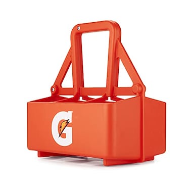 Gatorade Squeeze Bottle Holder Holds 6 Bottles Orange