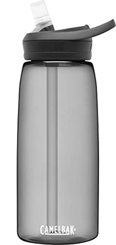 CamelBak Eddy Water Bottle with Bite Valve Straw LeakResistant EasySip Design for Everyday Hydration 32oz Charcoal