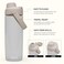 CamelBak Thrive Chug Water Bottle High Flow Lid Design for Quick Everyday Hydration and Active Use 20oz Clear