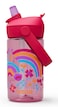 CamelBak Thrive Flip Straw Kids Water Bottle with Bite Valve Tritan Renew Design for School and Travel 14oz Rainbow Floral