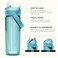 CamelBak Thrive Flip Straw Water Bottle Easy Sip Design for Everyday Hydration and Travel 20oz Cove