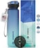 Embrava Sports Water Bottle 32oz Fast Flow Flip Top Lid BPA BPS Free Leakproof Reusable Lightweight NonToxic Tritan Plastic 1 Liter Gym Hiking Office School Travel