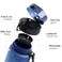 Embrava Sports Water Bottle 32oz Fast Flow Flip Top Lid BPA BPS Free Leakproof Reusable Lightweight NonToxic Tritan Plastic 1 Liter Gym Hiking Office School Travel