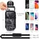 Fimibuke 32 oz Water Bottle with Sleeve BPA Free Leakproof Sport Large 1L Plastic Motivational Water Bottle with Straw Strap Insulated Neoprene Holder Carrier Bag for Women Men A8Camo