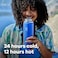 Hydro Flask Water Bottle Insulated Stainless Steel Wide Mouth FLex Lid Non Spill Leakproof and Refillable in 32 Oz Moonshadow