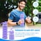 ONTA Collapsible Water Bottles BPA Free Silicone Foldable Water Bottle for TravelSilicone Portable LeakProof Travel Water Bottle 20 oz Purple