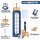 SipZest 32 oz Glass Water Bottle with Straw Motivational Time Marker Silicone Sleeve Reusable Tumbler Includes 2 Bamboo Lids Fruit Infuser 1 Pack