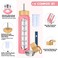 SipZest 32 oz Glass Water Bottle with Straw Motivational Time Marker Silicone Sleeve Reusable Tumbler Includes 2 Bamboo Lids Fruit Infuser 1 Pack