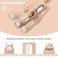 chunmo 32 oz Glass Water Bottles with 2 LidsHandle Spout Lid Straw Lid 1 Liter Motivational Borosilicate Water Bottle with Time Marker and Silicone SleeveLeakproofAmber1 Pack