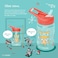 EcoVessel SPLASH Tritan Plastic Kids Water Bottle with Straw Leak Proof Flip Top Lid and Carry Handle Kids Cups Sports Water Bottle 12 oz Camping