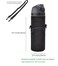 AF-WAN Neoprene Carrier Water Bottle Insulation SleeveWaterproof AntiSlip AntiScratch Pouch with Shoulder Strap fit for Owala Insulated Stainless Steel Water Bottle Black For 40 oz