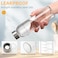 Olivego Glass Water Bottles with Lids 17 oz Clear Juice Bottles With Stainless Steel Cap Reusable Glass Drinking Bottle for Juicing Refrigerator100 Leak Proof BPA Free
