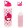 SANRIO My Melody Reusable Water Bottle Set Bundle 30 Oz Plastic Water Bottle with Spout for Home School Sports Plus Sticker and More My Melody Container