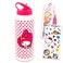 SANRIO My Melody Reusable Water Bottle Set Bundle 30 Oz Plastic Water Bottle with Spout for Home School Sports Plus Sticker and More My Melody Container