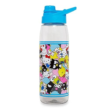 Toynk Sanrio Hello Kitty and Friends Plastic Water Bottle With ScrewTop Lid BPAFree Plastic Sports Jug Holds 28 Ounces