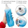 WILDREEDS 500ml Soft Flask TPU Collapsible Soft Water Bottle for Hydration Pack Running Vest Folding Water Bottle for Hiking Cycling Climbing2Pcs Blue